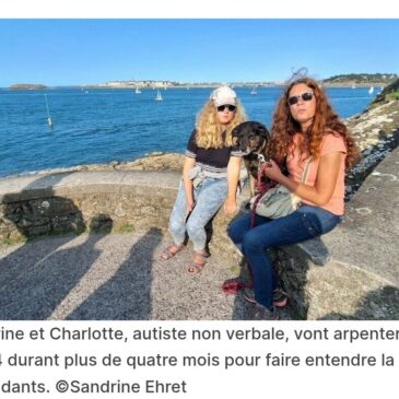 Rencontre et point presse avec Sandrine EHRET et sa fille Charlotte